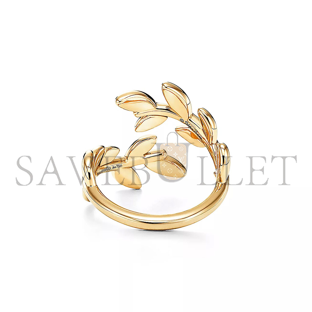 TIFFANY PALOMA PICASSO® OLIVE LEAF BYPASS RING 67544455